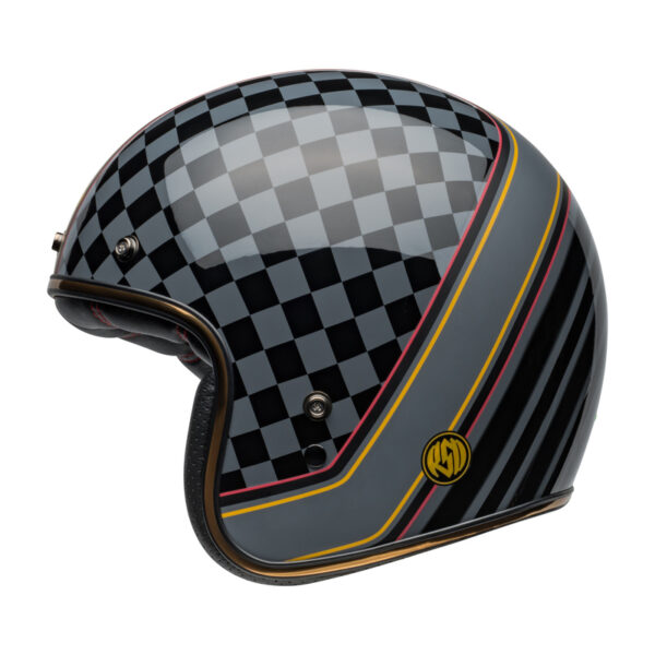 Kask BELL CUSTOM 500 ECE6 RSD WRKRS MATTE/GLOSS BLACK/GOLD - obrazek 2