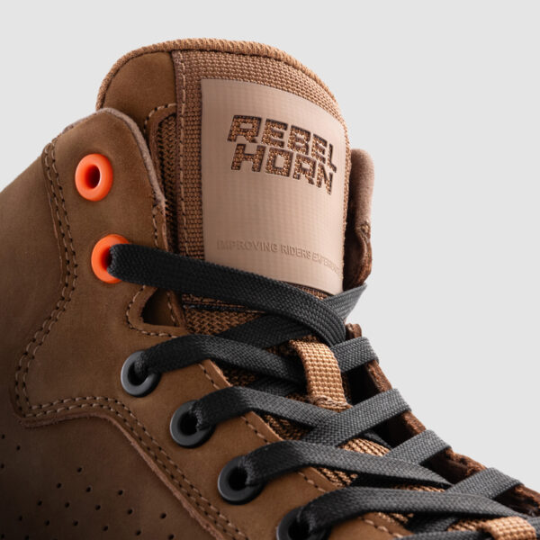 Buty skórzane REBELHORN SPIKE BROWN - obrazek 6