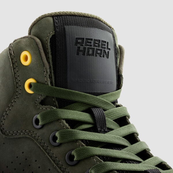 Buty skórzane REBELHORN SPIKE OLIVE - obrazek 6