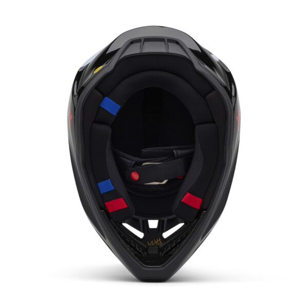 Kask FOX V3 SEVENTY4 BLACK - obrazek 5
