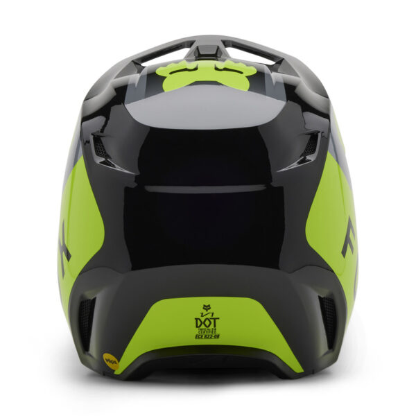 Kask FOX V1 LEAN GREY/YELLOW - obrazek 5