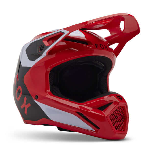 Kask FOX V1 LEAN FLUO RED - obrazek 2