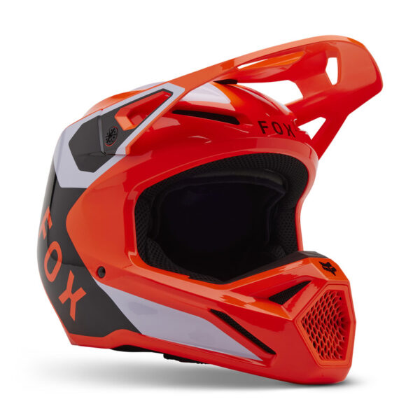 Kask FOX V1 LEAN FLUO ORANGE - obrazek 3