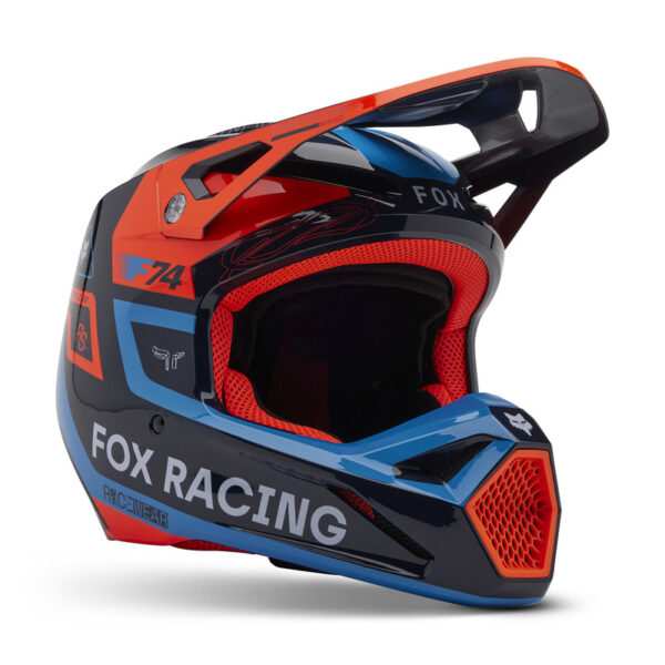 Kask FOX V1 RACE SPEC MIDNIGHT - obrazek 2