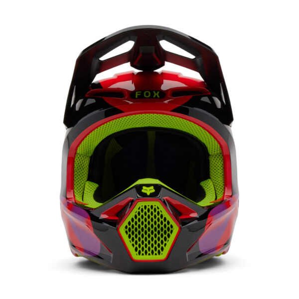 Kask FOX V1 EMOTION FLUO RED - obrazek 6