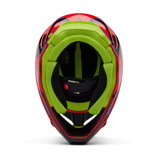 Kask FOX V1 EMOTION FLUO RED - obrazek 5