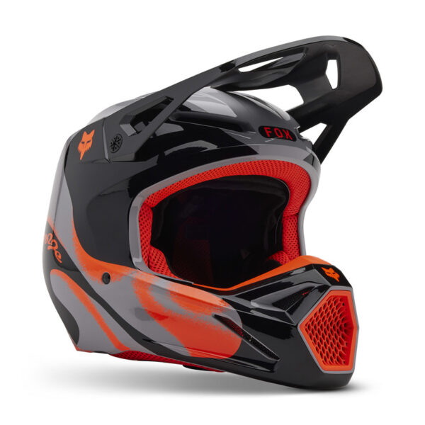 Kask FOX V1 EMOTION STEEL GREY - obrazek 2