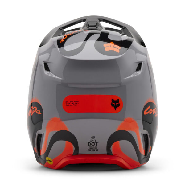 Kask FOX V1 EMOTION STEEL GREY - obrazek 5