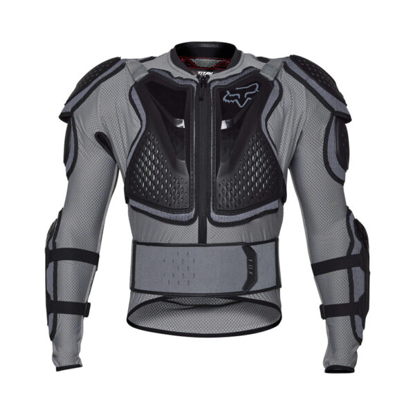 Koszulka z ochraniaczami FOX TITAN SPORT CLOUD GREY