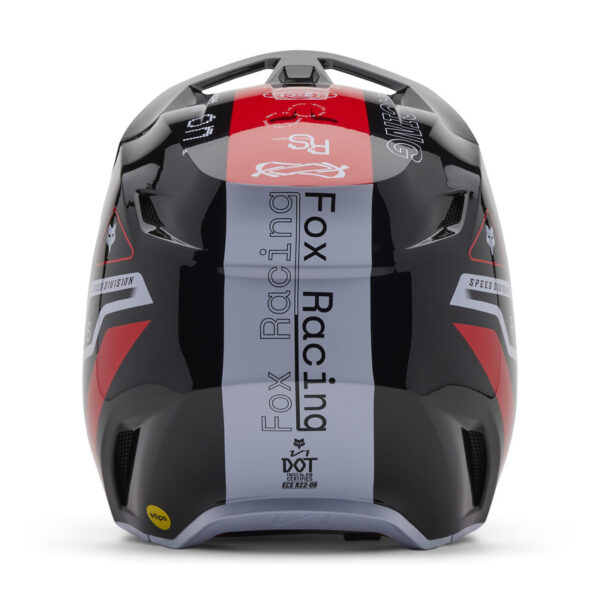 Kask FOX JUNIOR V1 RACE SPEC FLUO RED - obrazek 5