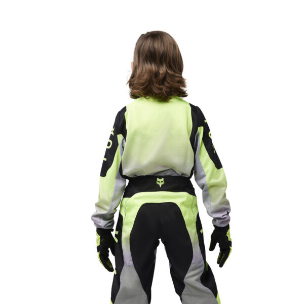 Bluza FOX JUNIOR 180 LEAN FLUO YELLOW - obrazek 4