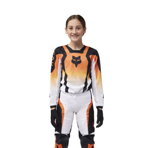 Bluza FOX JUNIOR 180 LEAN FLUO ORANGE - obrazek 4