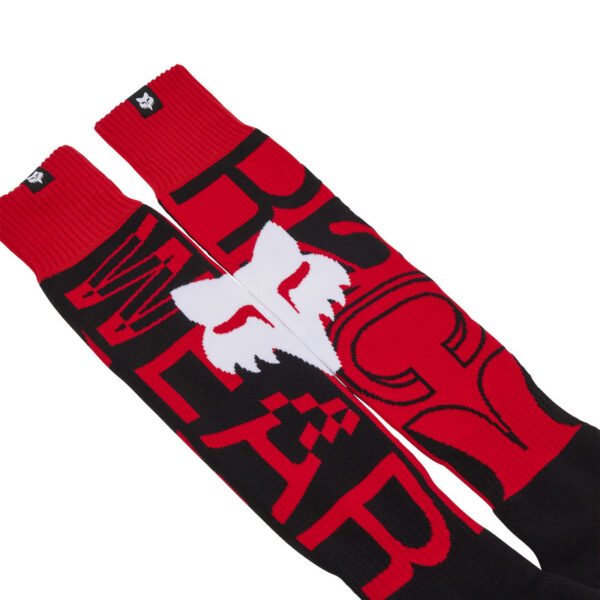 Skarpety FOX JUNIOR 180 RACE SPEC FLUO RED - obrazek 2
