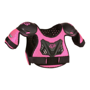 Ochraniacz klatki piersiowej FOX JUNIOR PEEWEE TITAN ROOST DEFLECTOR BLACK/PINK