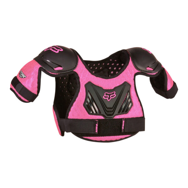 Ochraniacz klatki piersiowej FOX JUNIOR PEEWEE TITAN ROOST DEFLECTOR BLACK/PINK