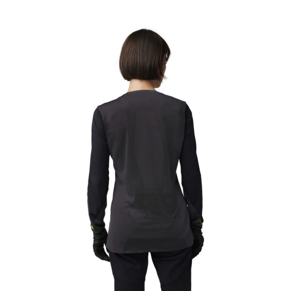Koszulka rowerowa z długim rękawem FOX LADY RAWTEC BLACK - obrazek 4
