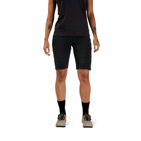 Spodenki rowerowe FOX LADY FLEXAIR BLACK - obrazek 3