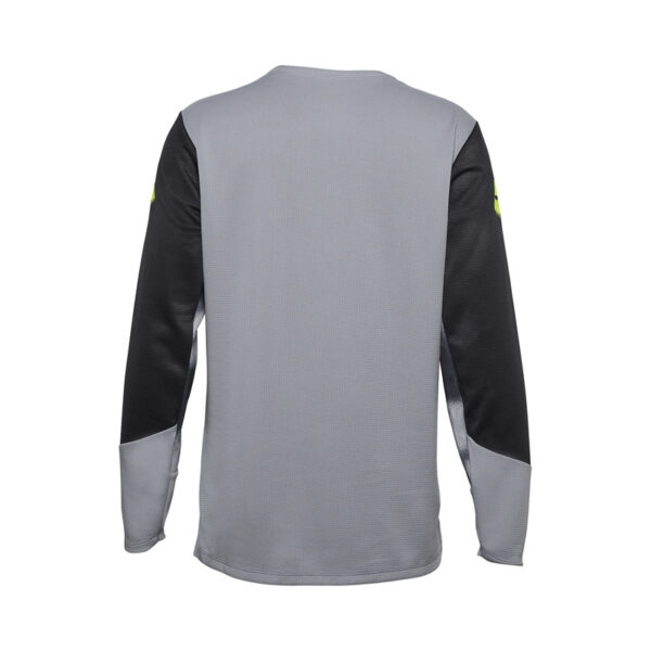 Koszulka rowerowa z długim rękawem FOX JUNIOR DEFEND TAUNT STEEL GREY - obrazek 2