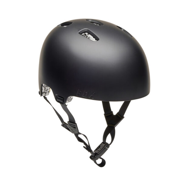 Kask rowerowy FOX JUNIOR FLIGHT PRO SOLID BLACK - obrazek 3