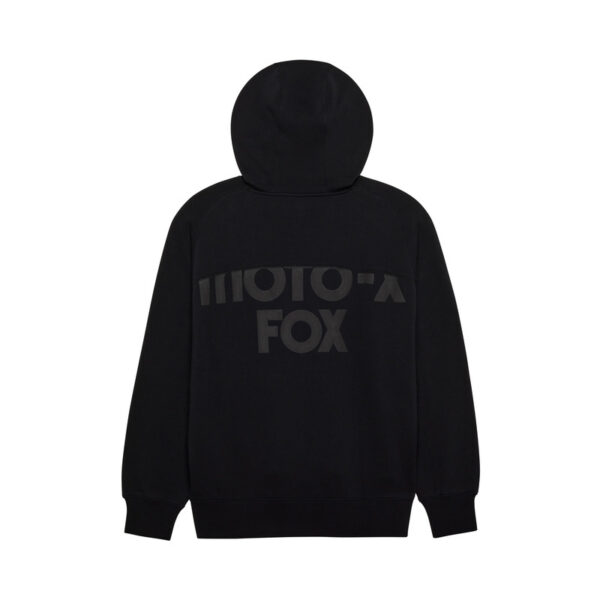 Bluza z kapturem FOX MOTO-X OVERSIZED FLEECE PO BLACK - obrazek 2