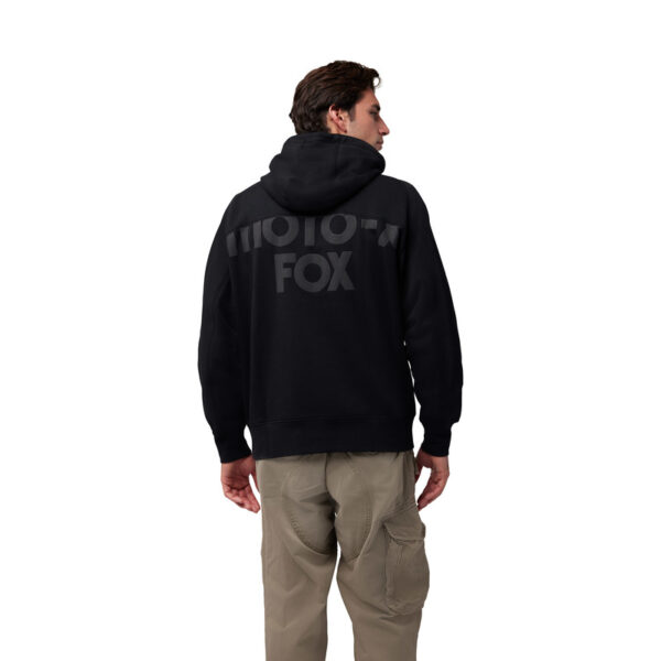 Bluza z kapturem FOX MOTO-X OVERSIZED FLEECE PO BLACK - obrazek 4