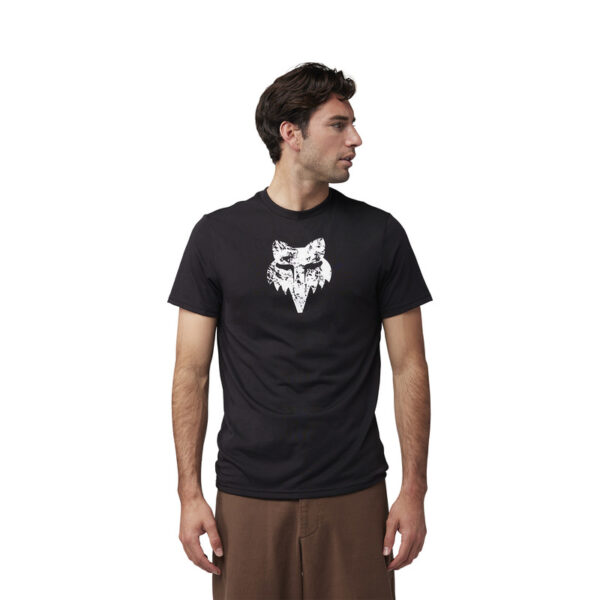 T-shirt FOX THE WORLD TECH BLACK - obrazek 3