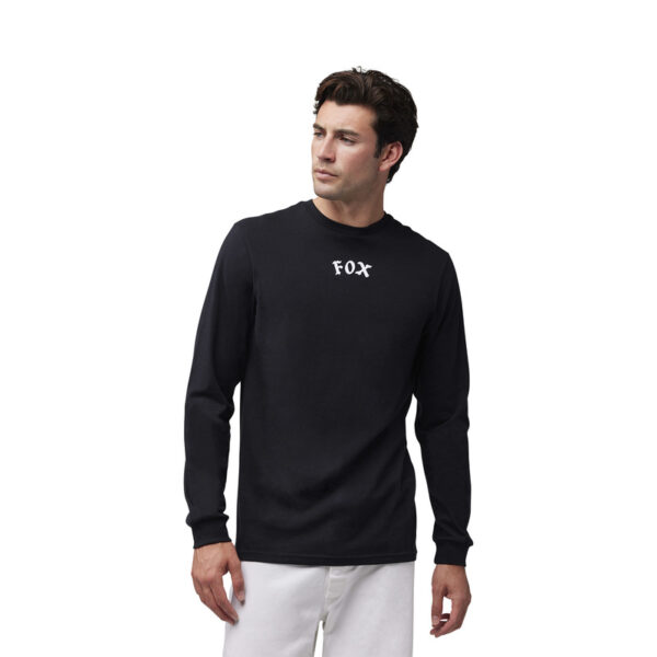 Koszulka z długim rękawem FOX RACE CREW PREM BLACK - obrazek 4