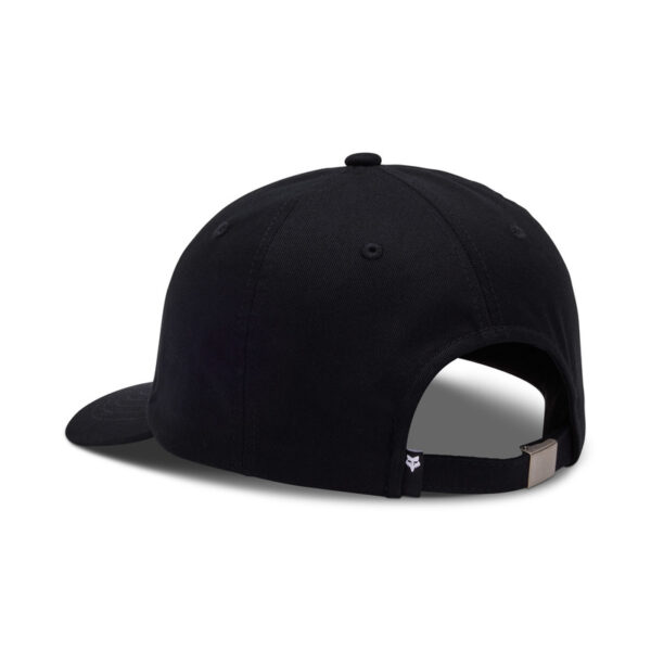 Czapka z daszkiem FOX WORDMARK ADJUSTABLE BLACK/WHITE - obrazek 2