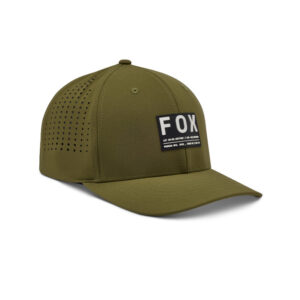 Czapka z daszkiem FOX NON STOP TECH FLEXFIT OLIVE GREEN