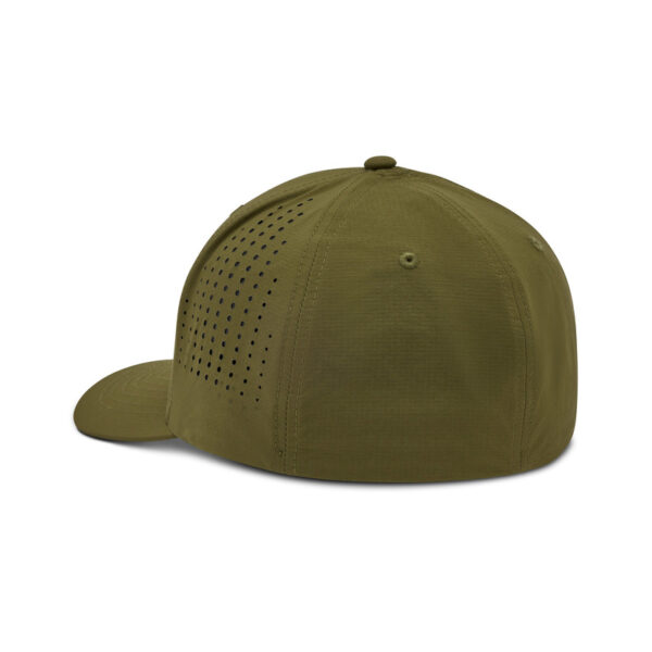 Czapka z daszkiem FOX NON STOP TECH FLEXFIT OLIVE GREEN - obrazek 2