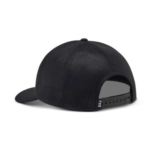 Czapka z daszkiem FOX TRUCKER BLACK - obrazek 2