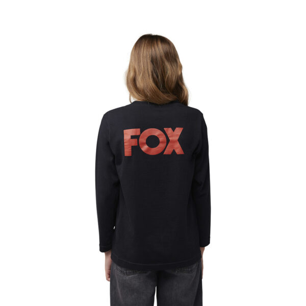 Koszulka z długim rękawem FOX JUNIOR HERITAGE BLACK - obrazek 4