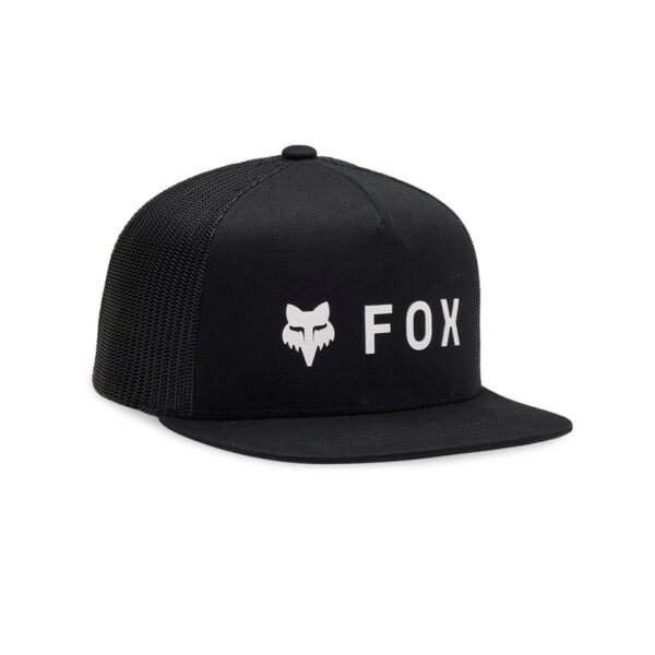 Czapka z daszkiem FOX JUNIOR ABSOLUTE SB MESH BLACK