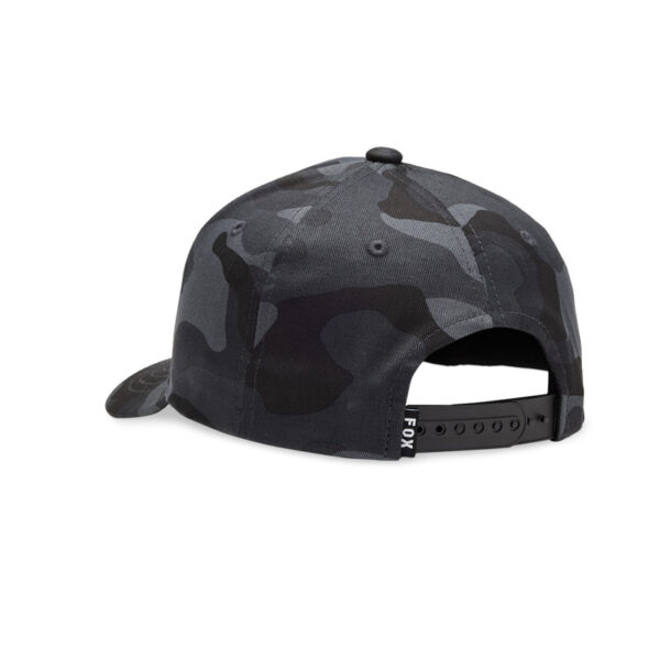 Czapka z daszkiem FOX JUNIOR HEAD CAMO 110 SB BLACK CAMO YOS - obrazek 3