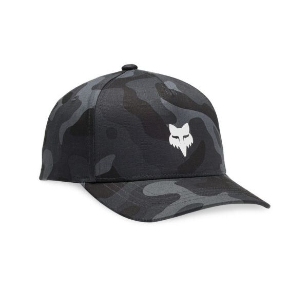 Czapka z daszkiem FOX JUNIOR HEAD CAMO 110 SB BLACK CAMO YOS - obrazek 2