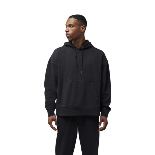 Bluza z kapturem FOX WORDMARK OVERSIZED FLEECE PO BLACK - obrazek 3