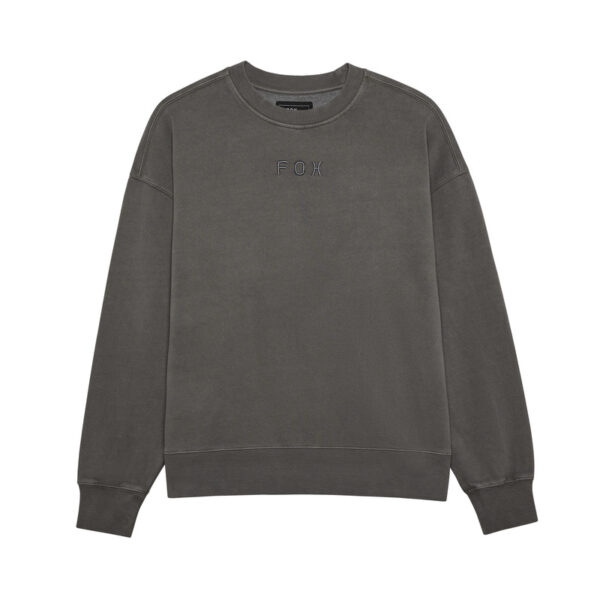 Bluza FOX WORDMARK OVERSIZED FLEECE CREW PEWTER