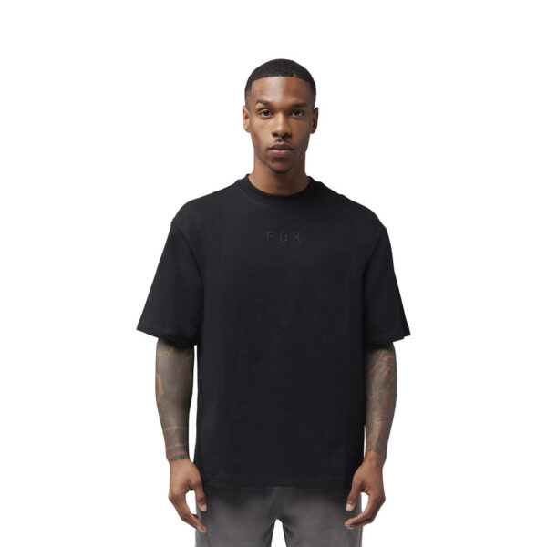 T-shirt FOX WORDMARK OVERSIZED BLACK - obrazek 3