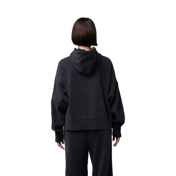 Bluza z kapturem FOX LADY WORDMARK OVERSIZED BLACK - obrazek 4