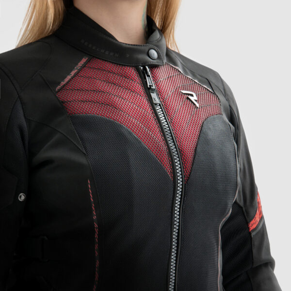 Kurtka tekstylna REBELHORN JAX LADY BLACK/RED - obrazek 4