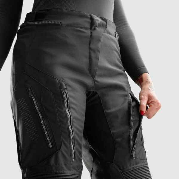 Spodnie tekstylne REBELHORN HIKER IV LADY BLACK - obrazek 5