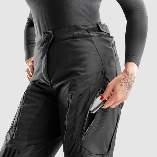Spodnie tekstylne REBELHORN HIKER IV LADY BLACK - obrazek 9