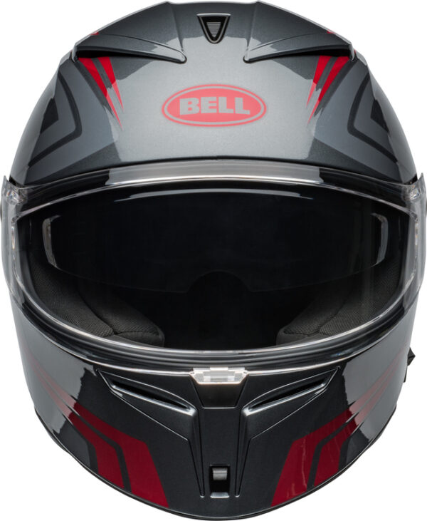 Kask BELL LITHIUM ECE6 JETSTREAM GRAY/CANDY RED - obrazek 4