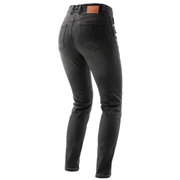 Spodnie jeans REBELHORN BRONCO MONOLAYER LADY WASHED BLACK - obrazek 2