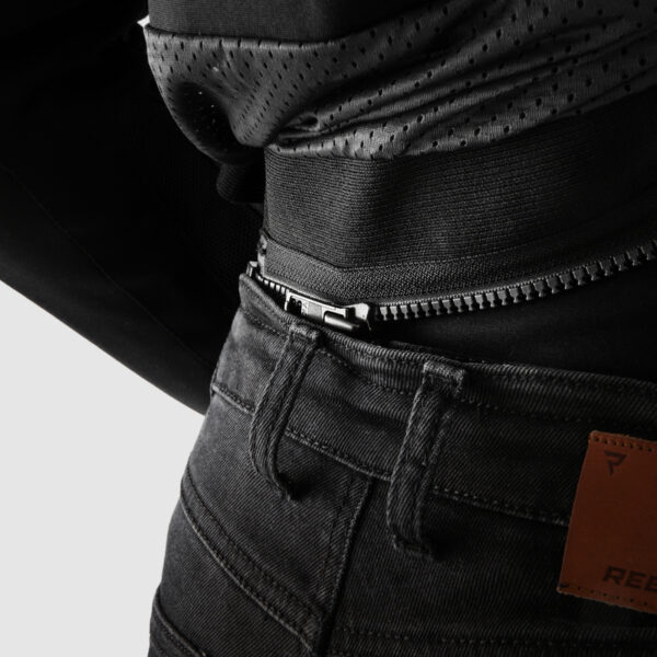 Spodnie jeans REBELHORN BRONCO MONOLAYER LADY WASHED BLACK - obrazek 9