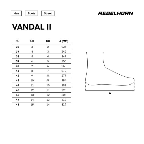 Buty REBELHORN VANDAL II LADY BLACK/GOLD 36 - obrazek 13