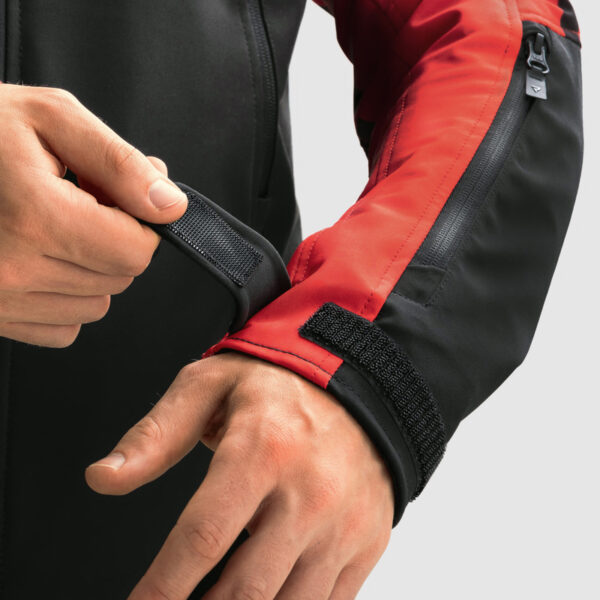 Kurtka tekstylna REBELHORN SLASH SPIDER BLACK/RED SOFTSHELL - obrazek 8