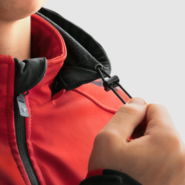 Kurtka tekstylna REBELHORN SLASH SPIDER BLACK/RED SOFTSHELL - obrazek 9
