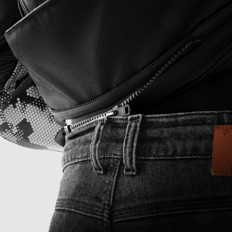 Spodnie jeans REBELHORN BRONCO MONOLAYER WASHED BLACK - obrazek 6