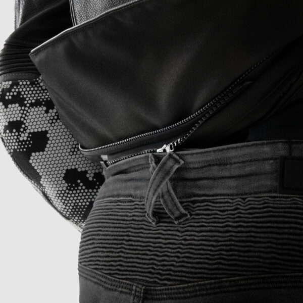 Spodnie jeans REBELHORN REVOLT MONOLAYER BLACK - obrazek 6